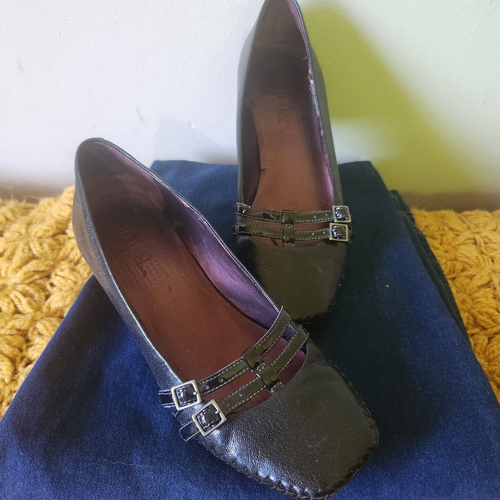 Clark's Comfort Indigo US 7.5 Leather flats
